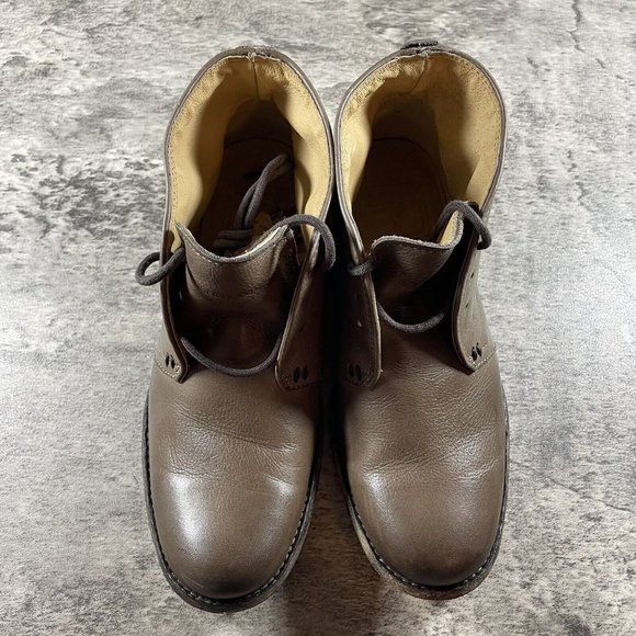 Frye Phillip Chukka Boot Brown Leather Lace Up Round Toe 3476831 Womens Size 6 B - Picture 7 of 9